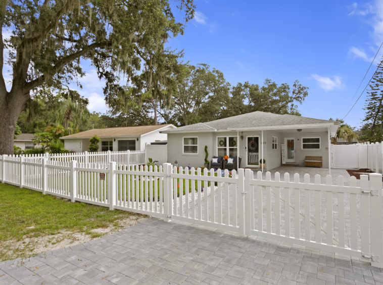 South Seminole Heights Home for Sale, Paver Driveway