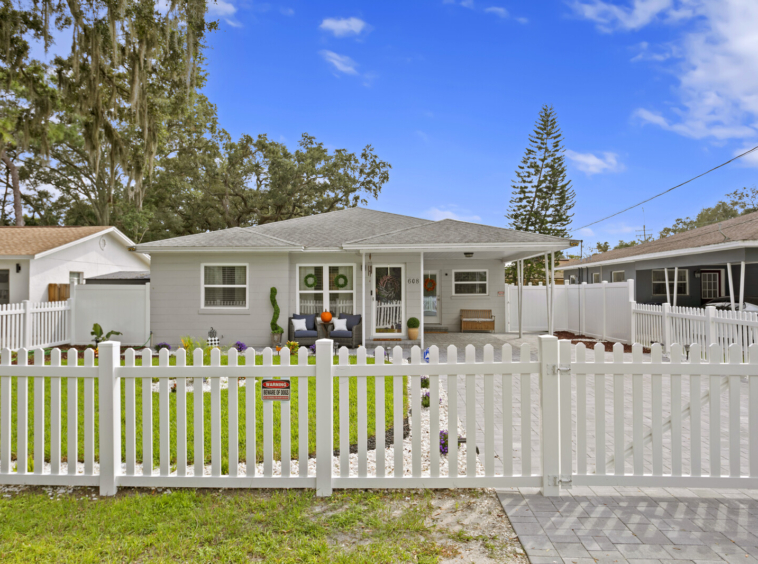 Picket Fence at South Seminole Heights Home for Sale