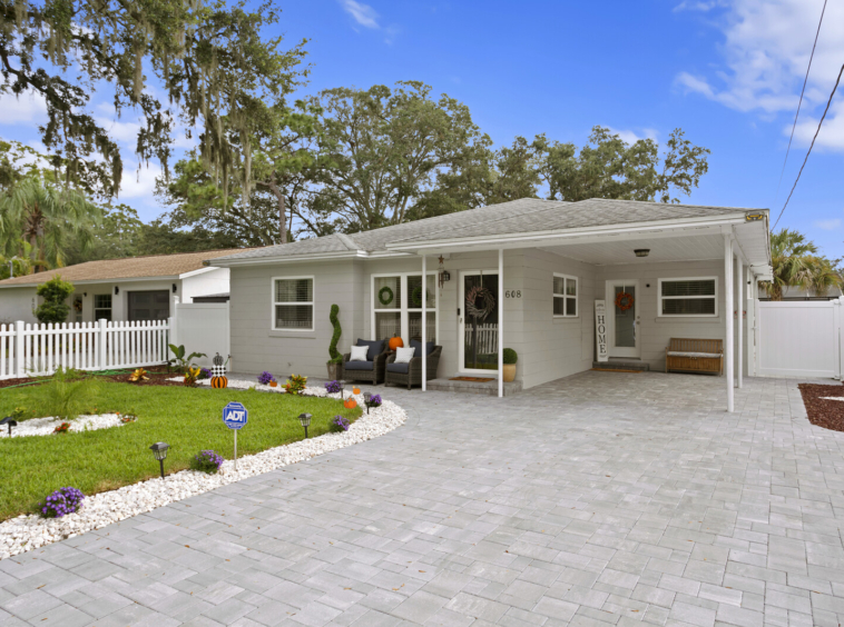 Carport on South Seminole Heights Home for Sale by Cristan Fadal Real Estate