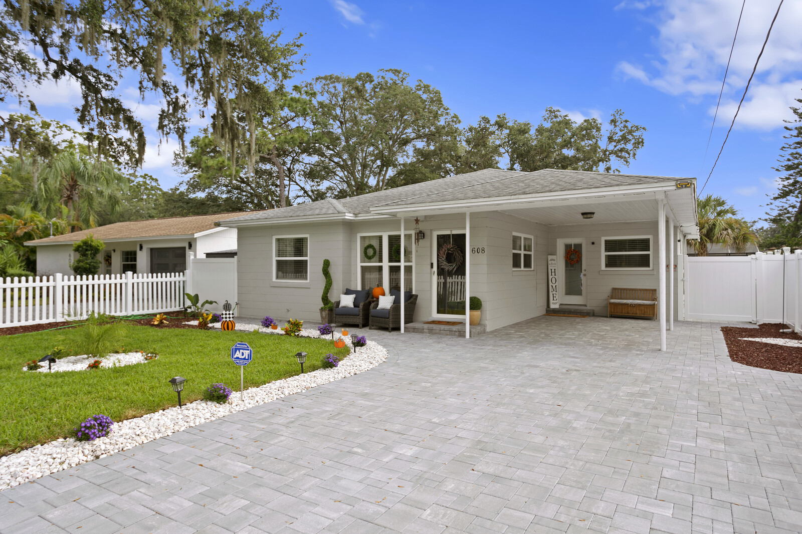 Carport on South Seminole Heights Home for Sale by Cristan Fadal Real Estate