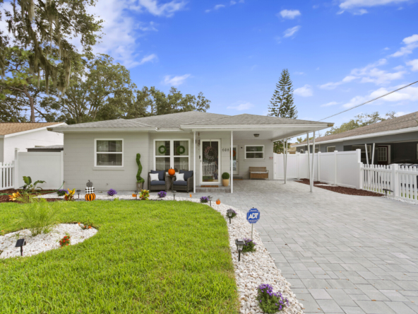 Front Elevation of 608 Emma St in Seminole Heights Home for Sale by Fadal Real Estate